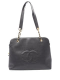 Pre-OwnedCHANEL Pre-OwnedBig Coco Mark caviar-leather chain shoulder bag
