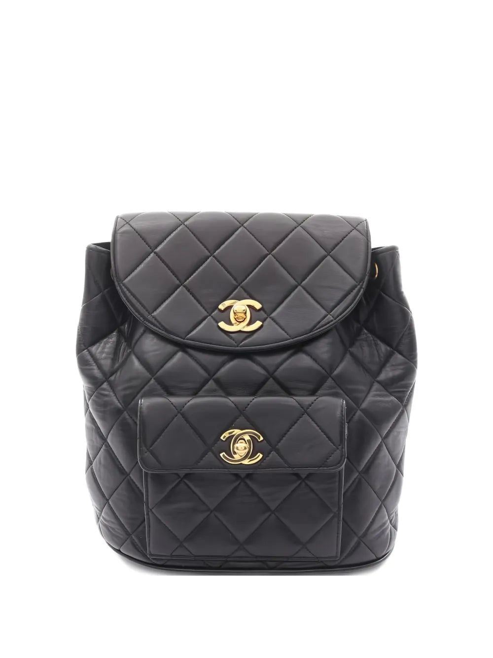 Pre-OwnedCHANEL Pre-Ownedmatelassleather backpack