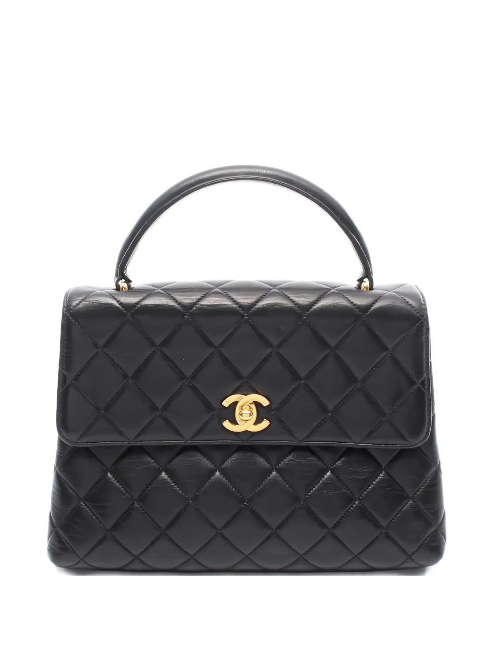 Pre-OwnedCHANEL Pre-Owned1996~1997 matelasstop handle bag