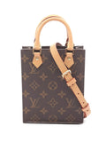Pre-OwnedLouis Vuitton Pre-Ownedpetite Sac Plat monogram tote bag