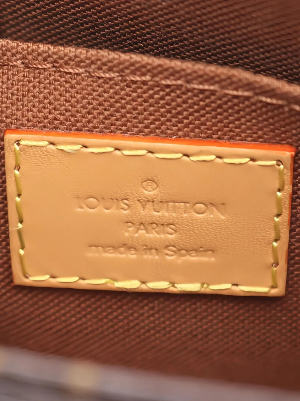 Pre-OwnedLouis Vuitton Pre-Ownedpetite Sac Plat monogram tote bag