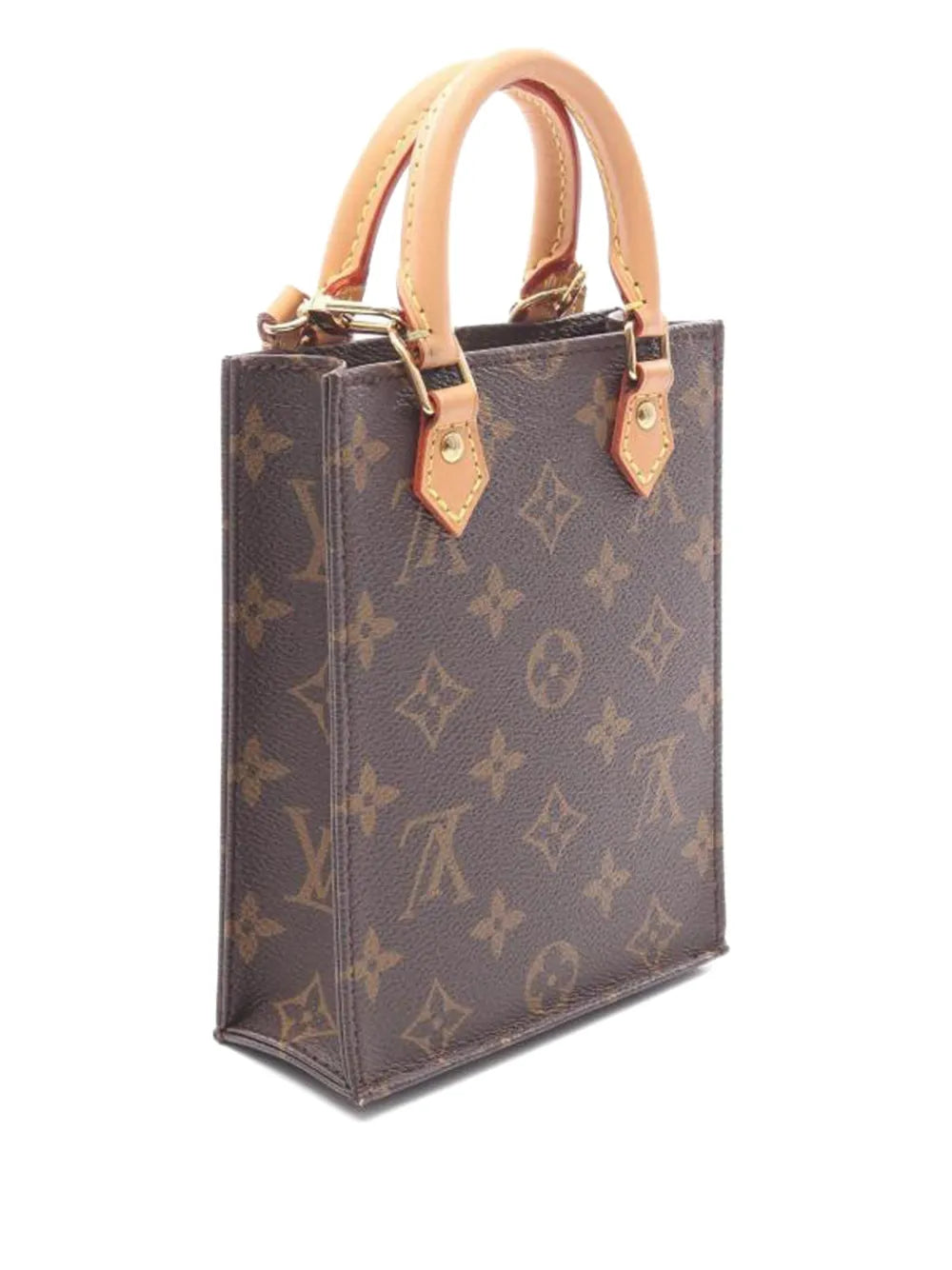 Pre-OwnedLouis Vuitton Pre-Ownedpetite Sac Plat monogram tote bag