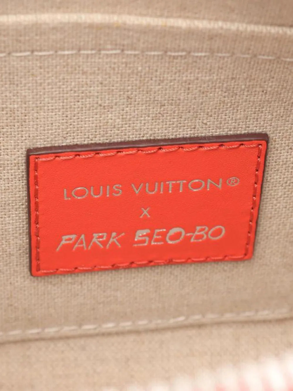 Pre-OwnedLouis Vuitton Pre-Ownedx Park Seo-Bo Keepall Bandouliere 25 handbag