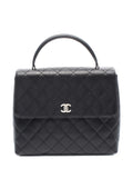 Pre-OwnedCHANEL Pre-Ownedmatelasscaviar-leather top handle bag