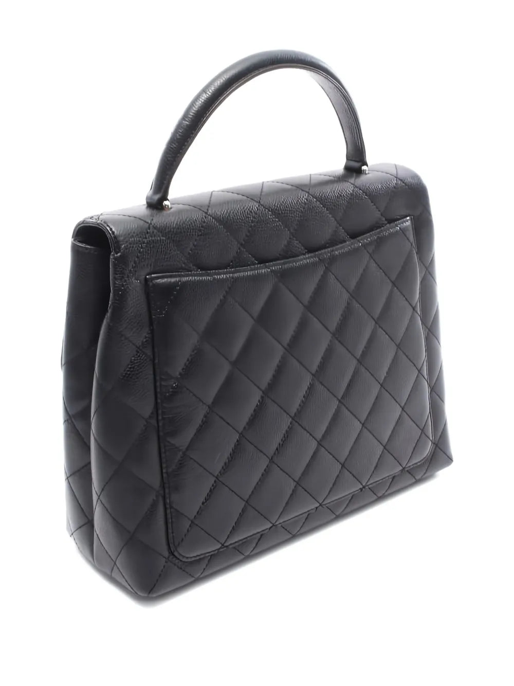 Pre-OwnedCHANEL Pre-Ownedmatelasscaviar-leather top handle bag