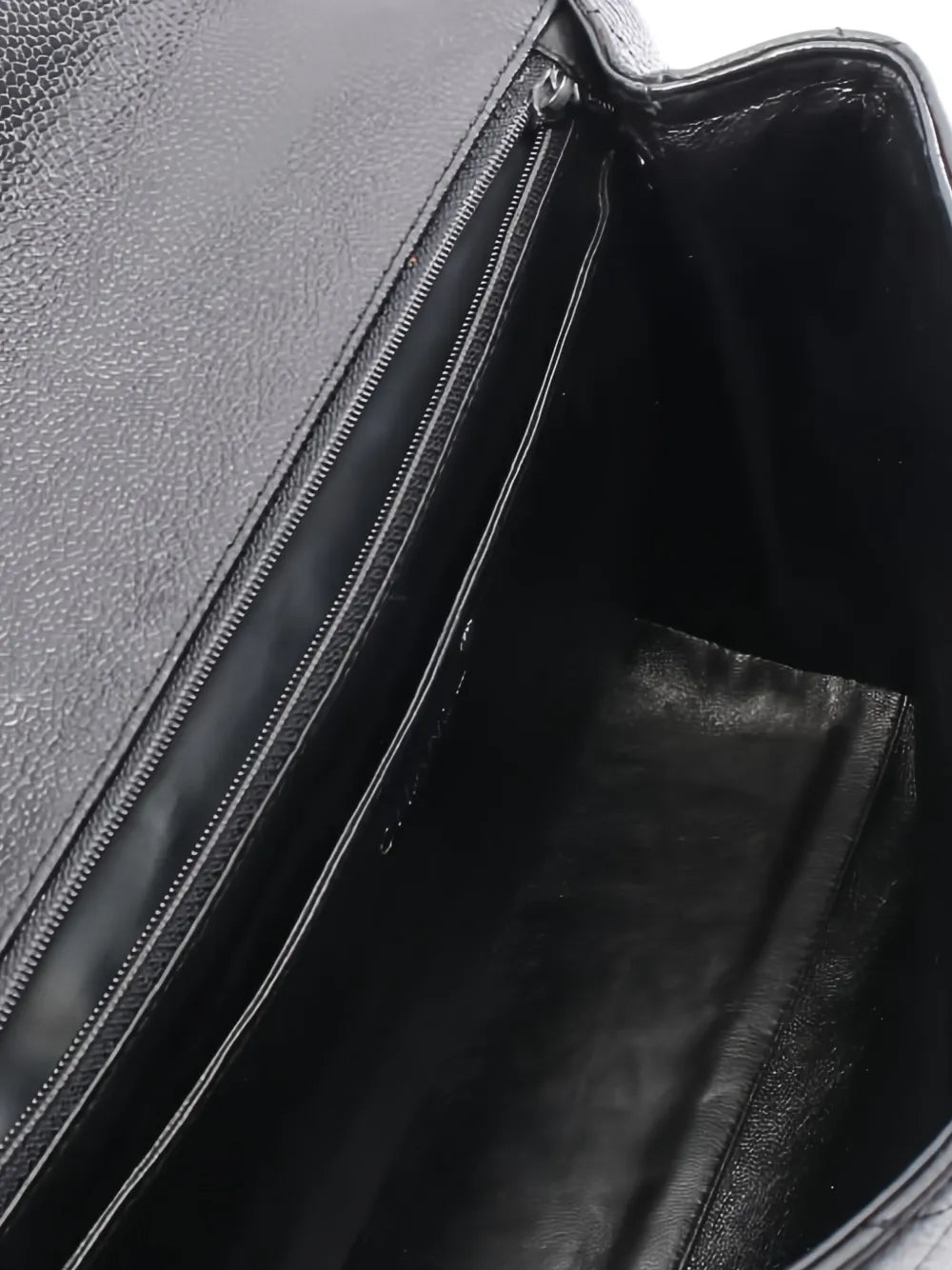 Pre-OwnedCHANEL Pre-Ownedmatelasscaviar-leather top handle bag