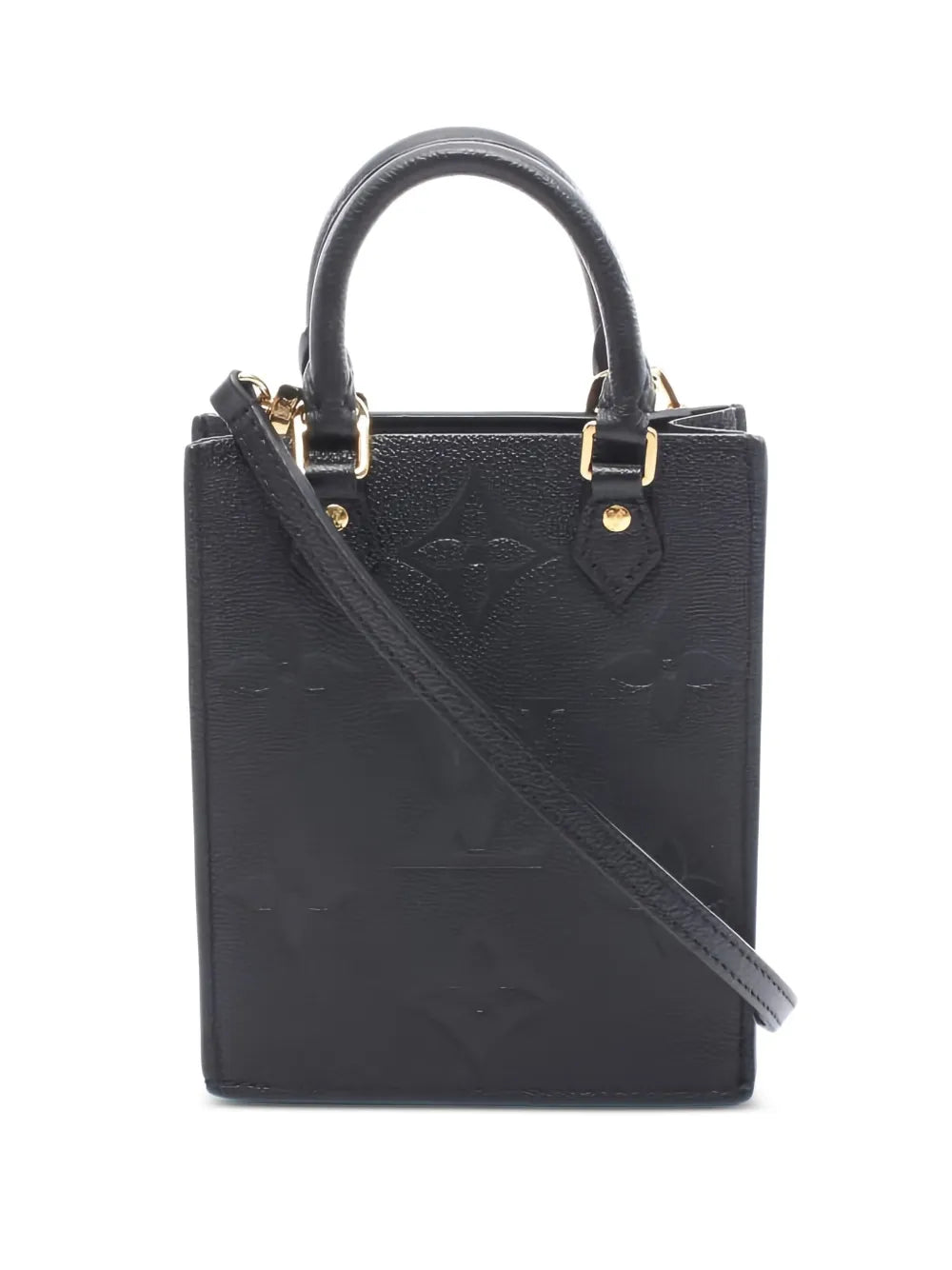 Pre-OwnedLouis Vuitton Pre-Ownedsmall Sac Plat Monogram Empreinte two-way handbag
