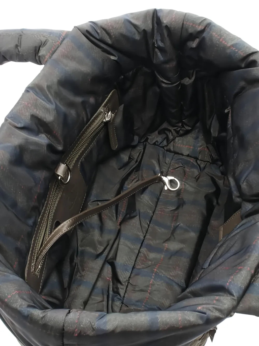 Pre-OwnedCHANEL Pre-Ownedsmall Coco Coon quilted plaid tote bag