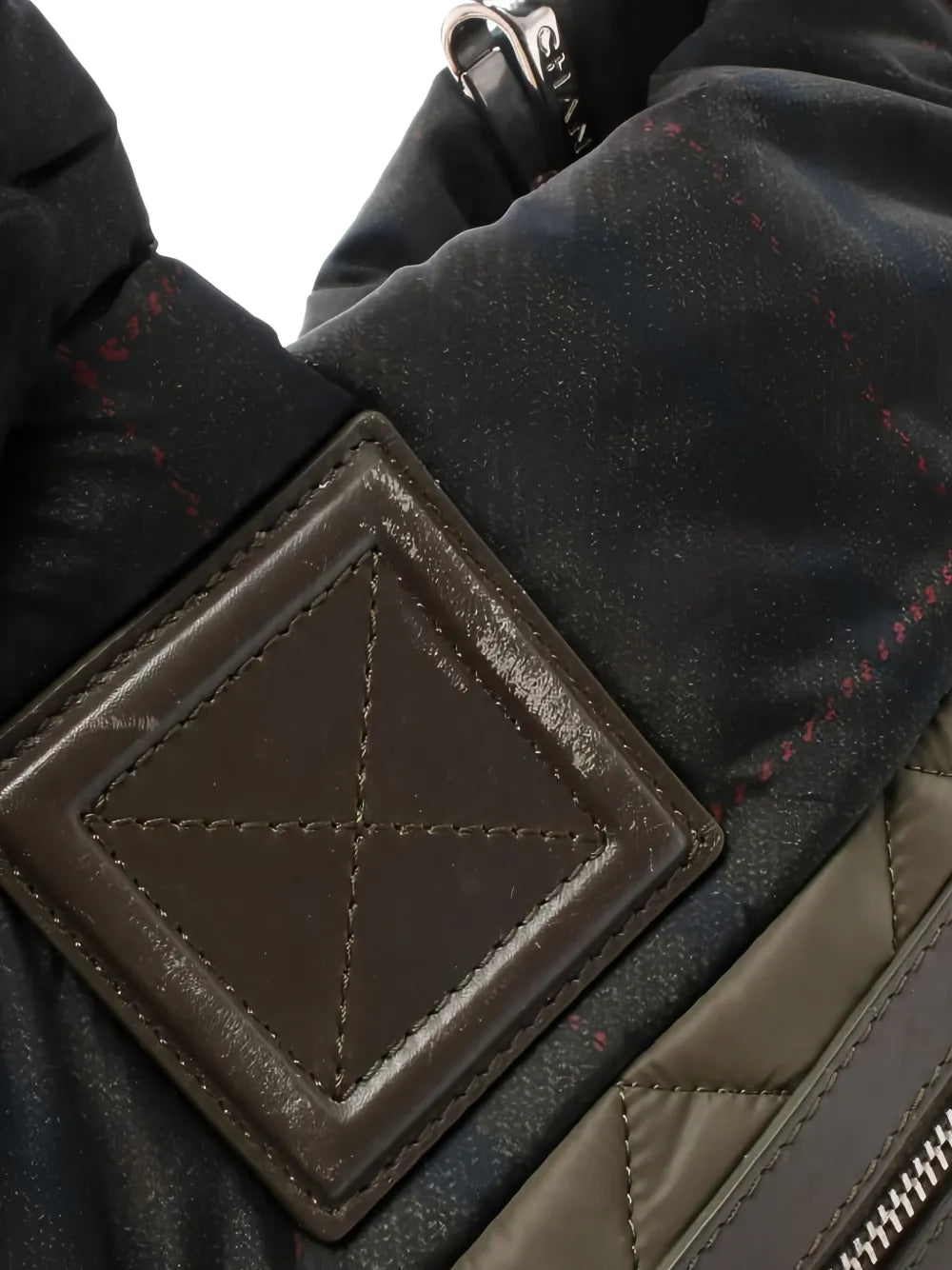 Pre-OwnedCHANEL Pre-Ownedsmall Coco Coon quilted plaid tote bag
