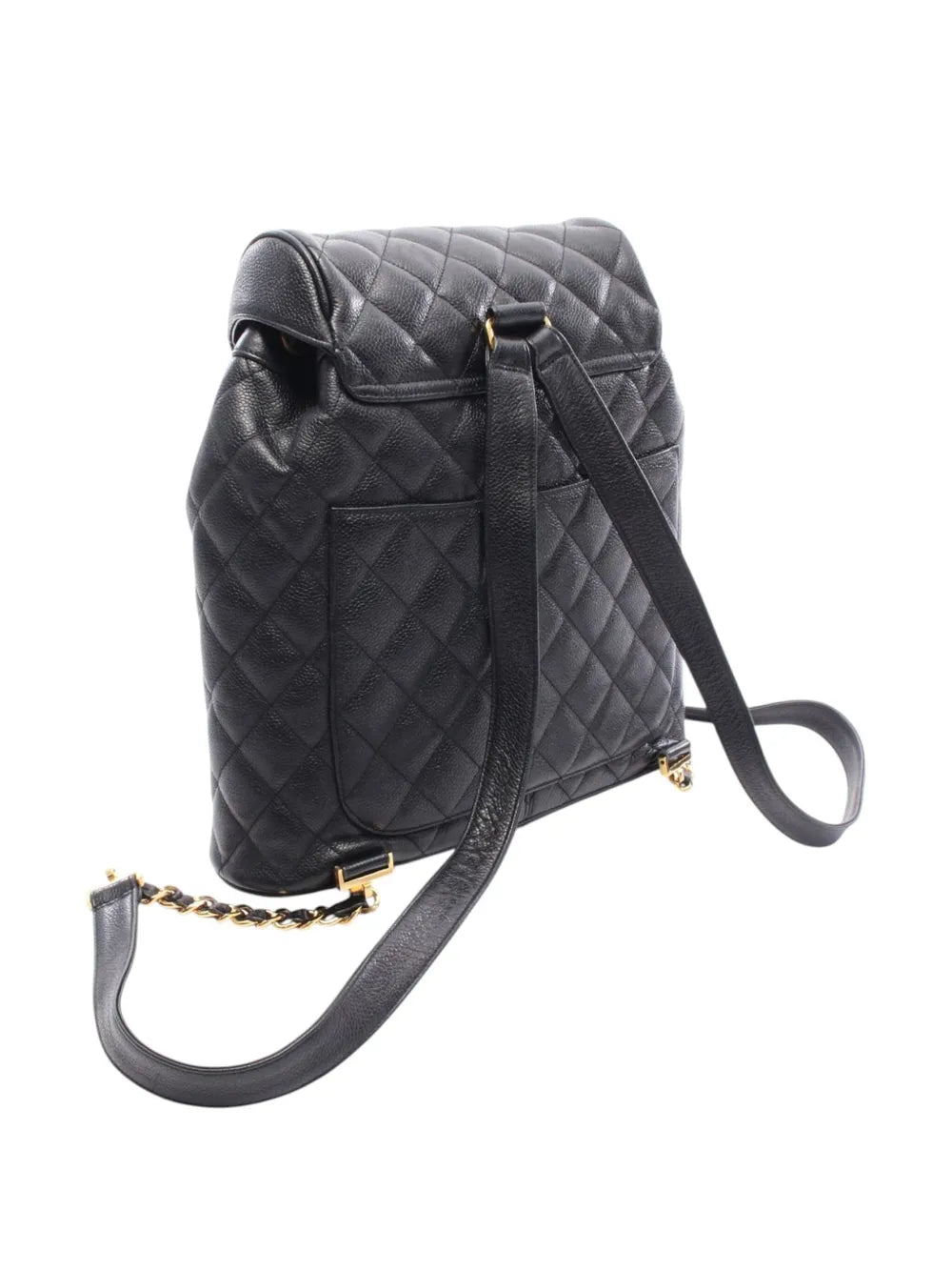 Pre-OwnedCHANEL Pre-Owned1991-1994 CC Quilted Caviar backpack