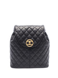 Pre-OwnedCHANEL Pre-Owned1991-1994 CC Quilted Caviar backpack