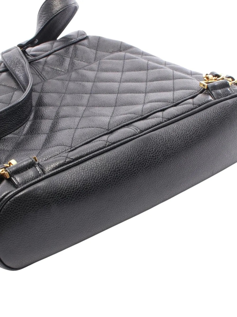 Pre-OwnedCHANEL Pre-Owned1991-1994 CC Quilted Caviar backpack