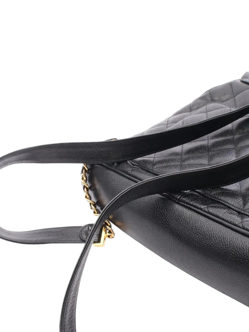 Pre-OwnedCHANEL Pre-Owned1991-1994 CC Quilted Caviar backpack