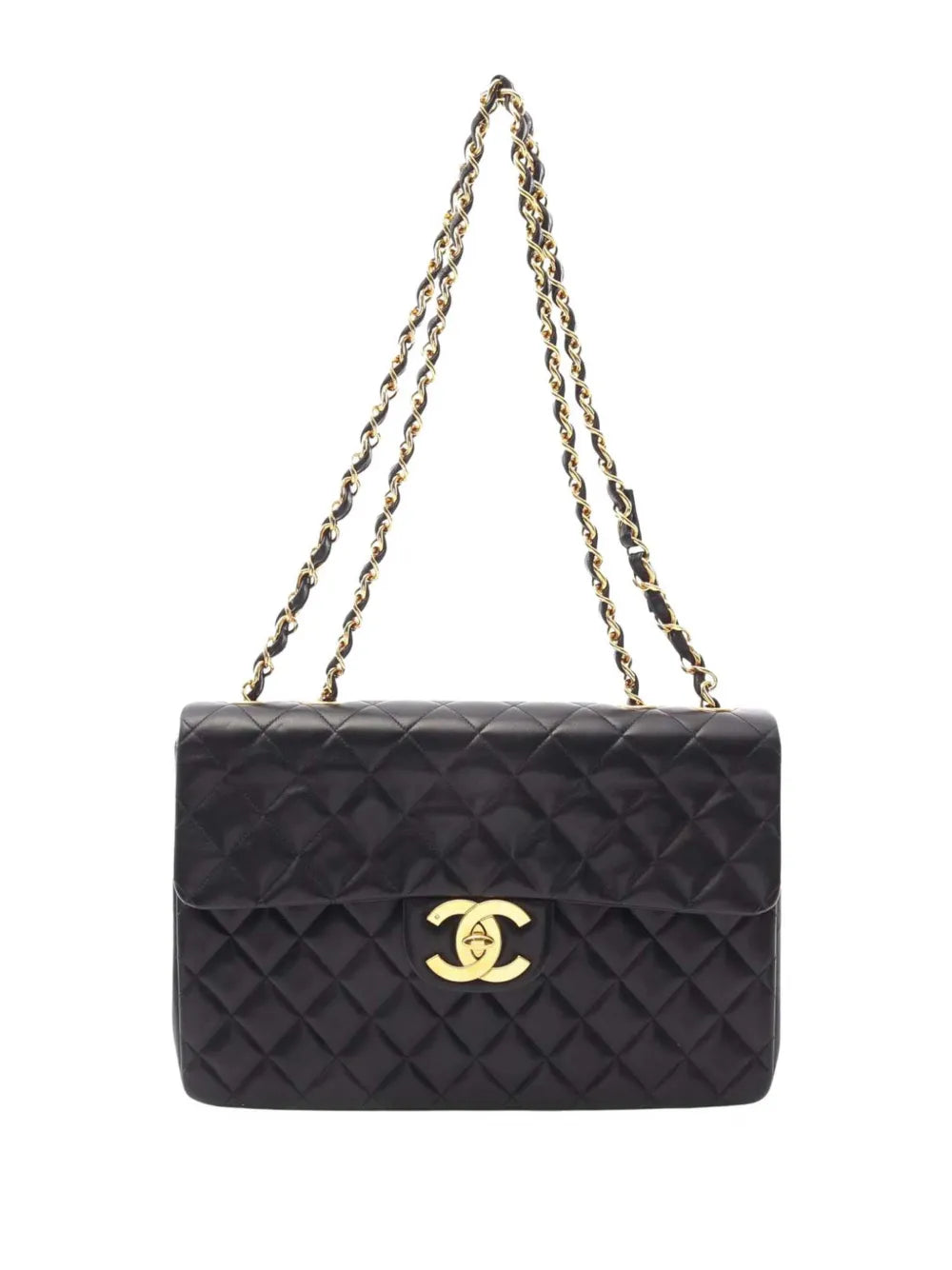 Pre-OwnedCHANEL Pre-Owned1994-1996 Maxi XL Classic Lambskin Single Flap shoulder bag