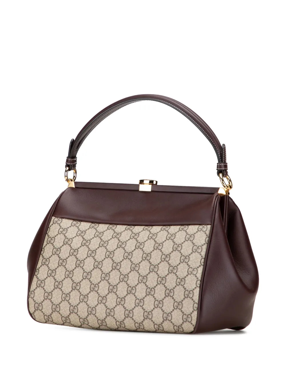 Pre-OwnedGucci Pre-Owned2016-2025 GG Supreme Ophidia Virgo Top Handle Bag satchel