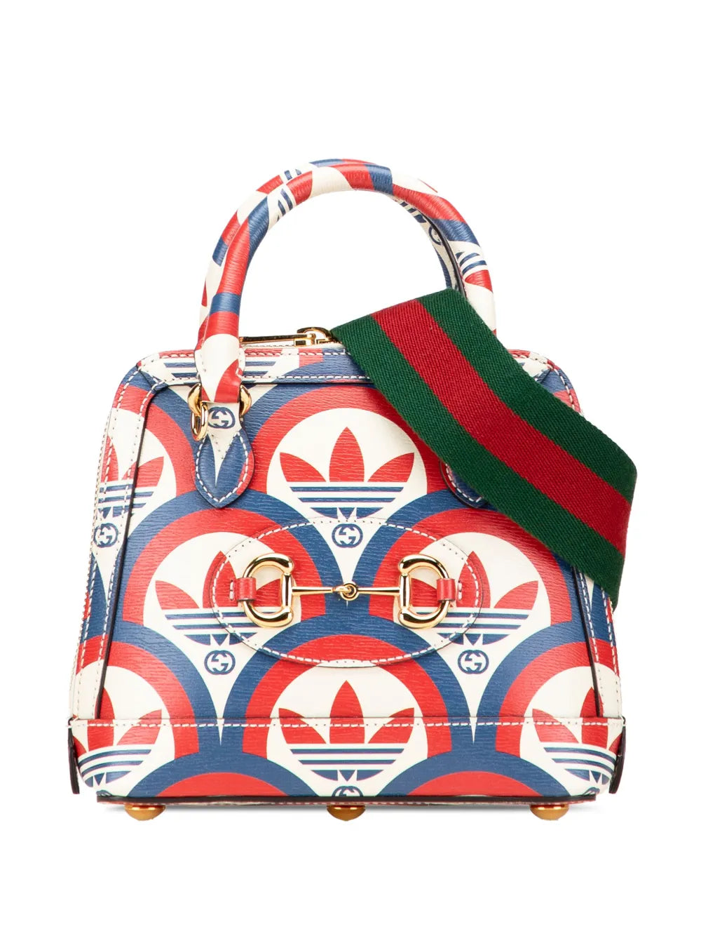 Pre-OwnedGucci Pre-Owned2000-2015 Adidas Mini Leather Horsebit 1955 Top Handle Bag satchel