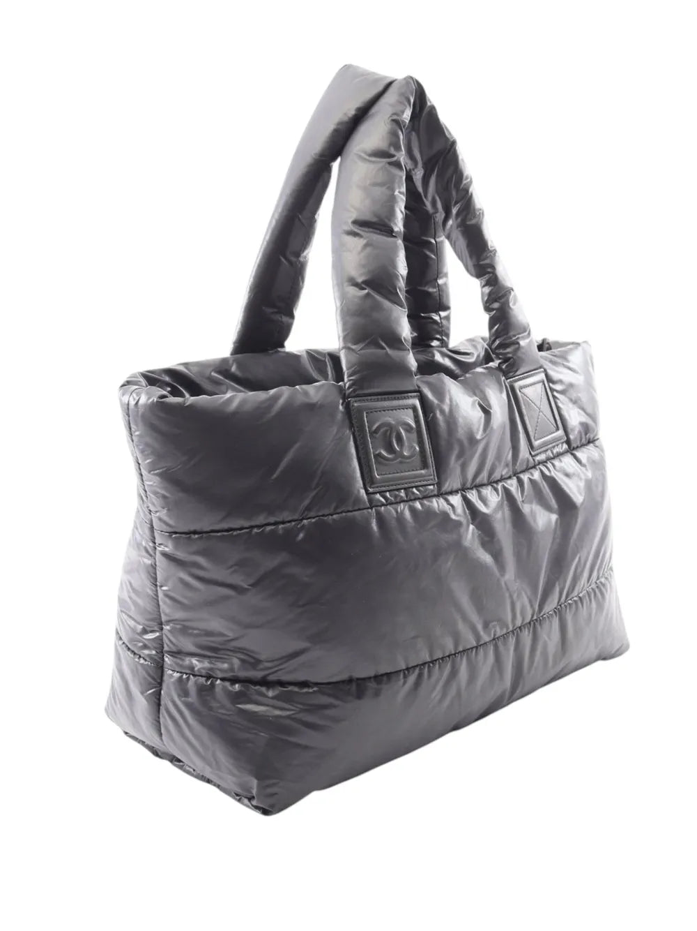 Pre-OwnedCHANEL Pre-Owned2008-2009 Medium Quilted Nylon Coco Cocoon tote bag