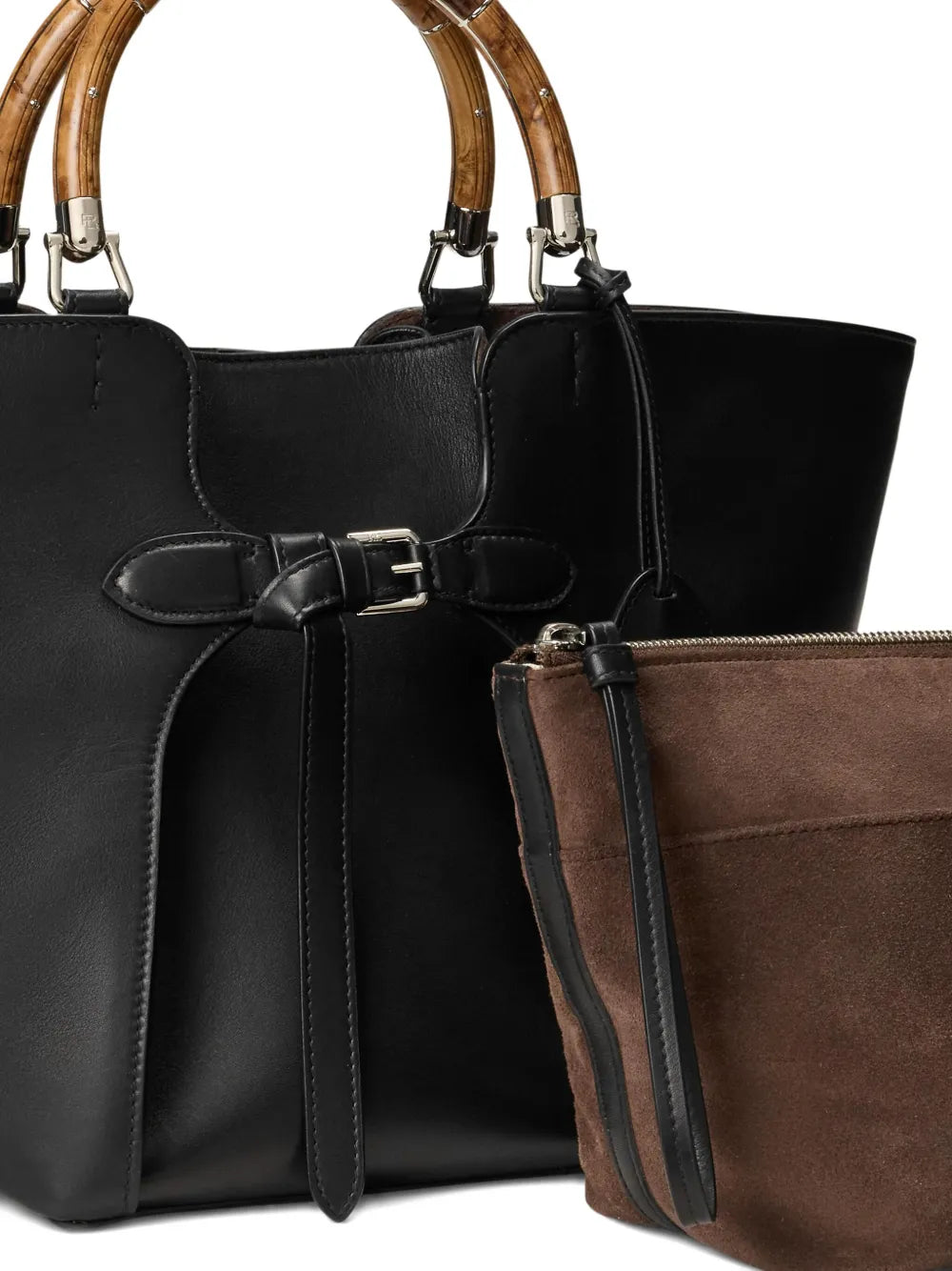 Ralph Lauren Collectionmedium leather tote bag