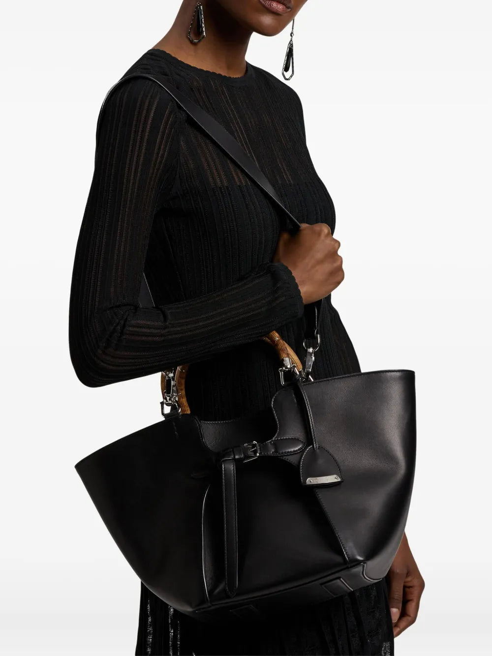 Ralph Lauren Collectionmedium leather tote bag