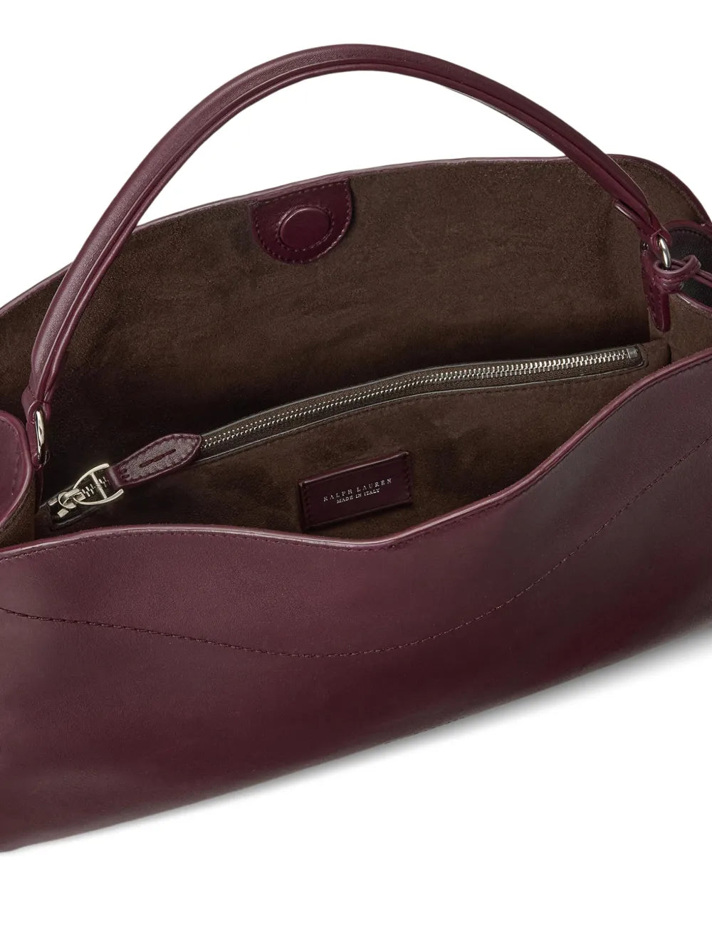 Ralph Lauren Collectionmedium curved-handle leather satchel bag
