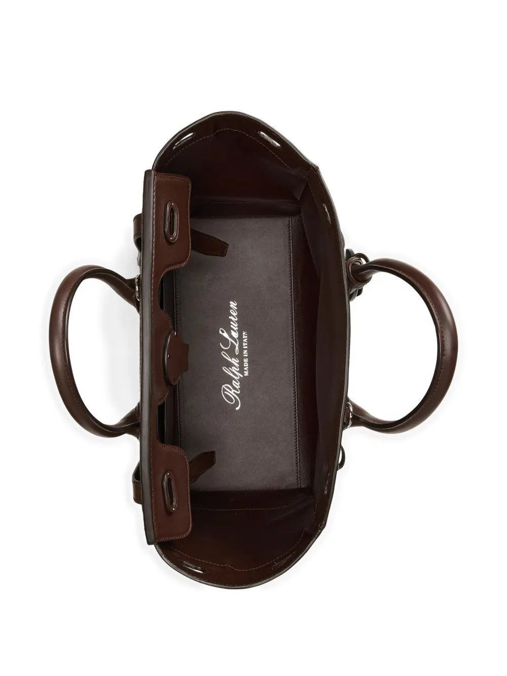 Ralph Lauren Collectionmedium plaid panelled satchel bag