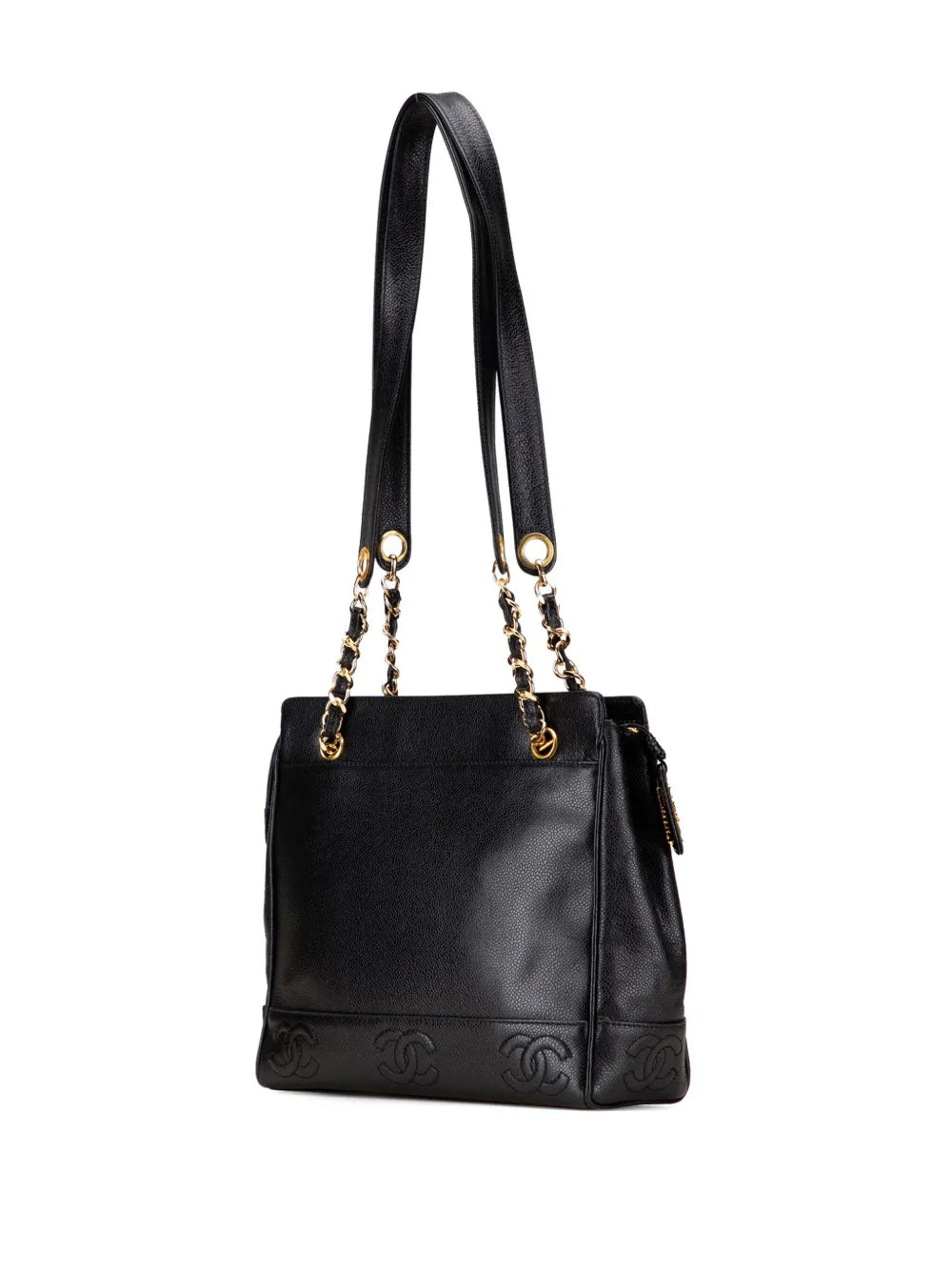 Pre-OwnedCHANEL Pre-Owned1996-1997 Triple CC Caviar tote bag