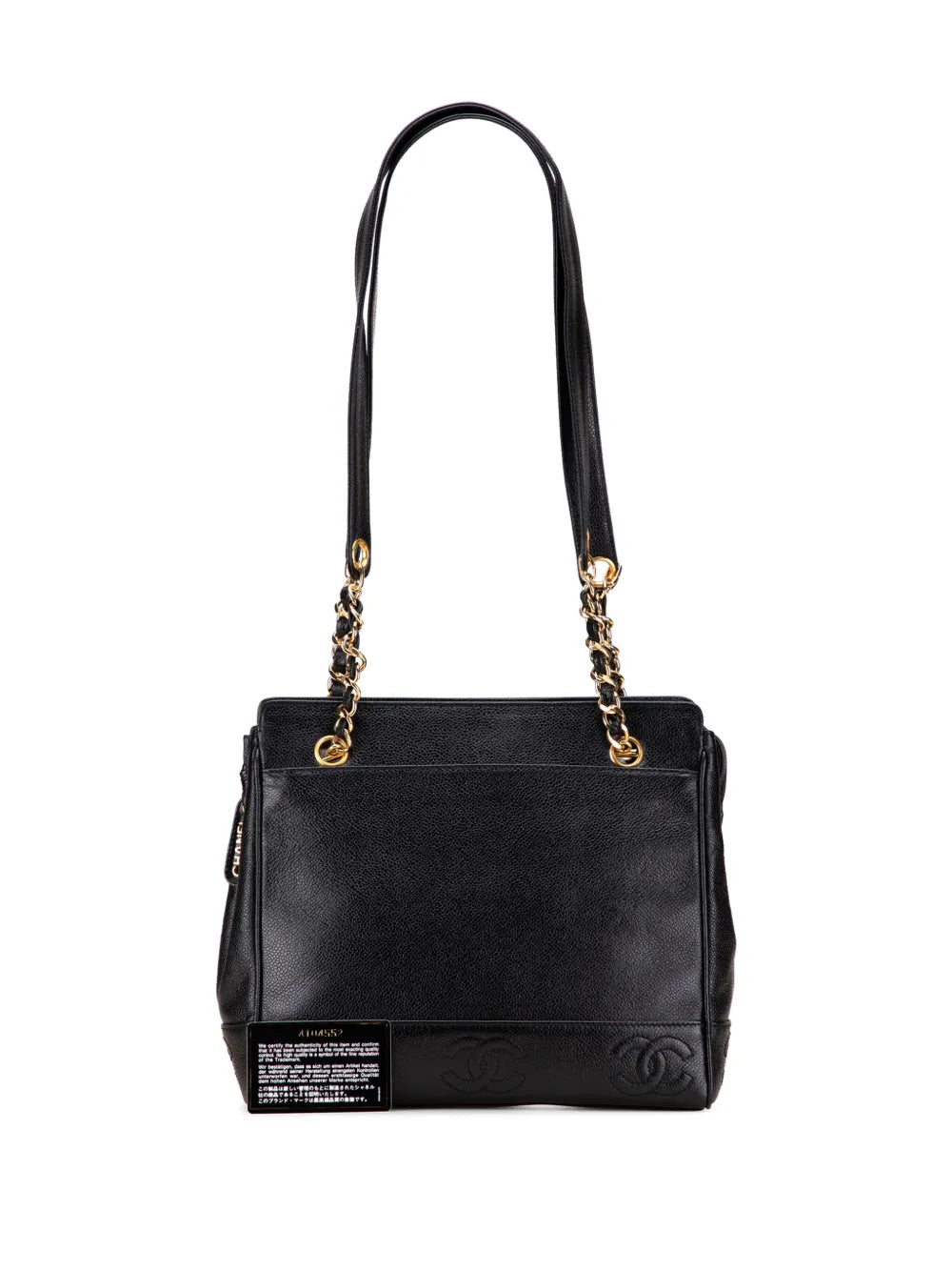 Pre-OwnedCHANEL Pre-Owned1996-1997 Triple CC Caviar tote bag