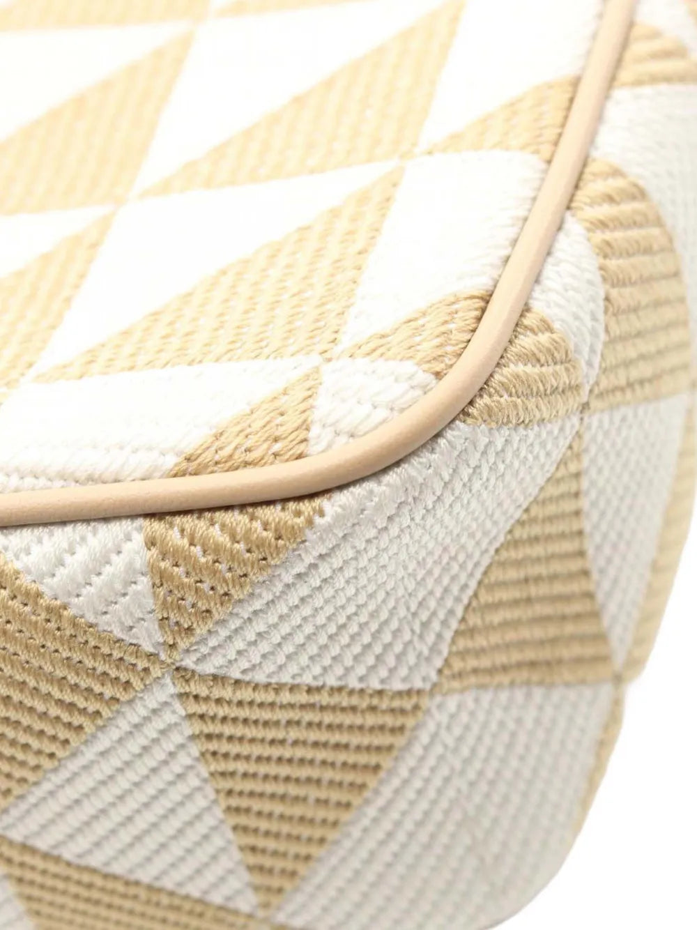 Pre-OwnedPrada Pre-Owned2013-2025 Mini Triangolo Jacquard Triangle Symbole satchel