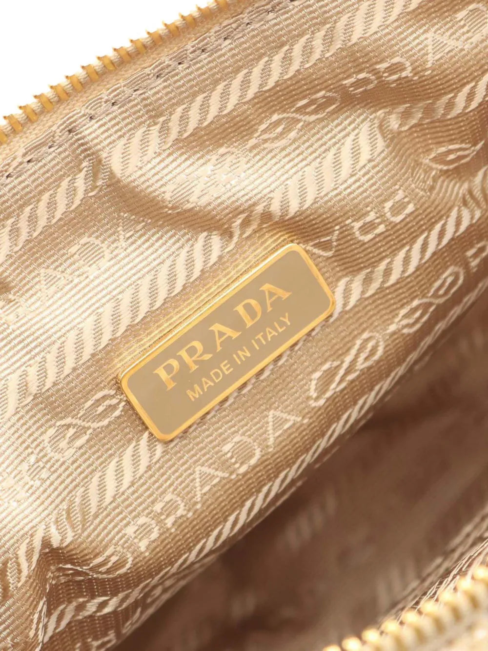 Pre-OwnedPrada Pre-Owned2013-2025 Mini Triangolo Jacquard Triangle Symbole satchel
