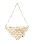 Pre-OwnedPrada Pre-Owned2013-2025 Mini Triangolo Jacquard Triangle Symbole satchel