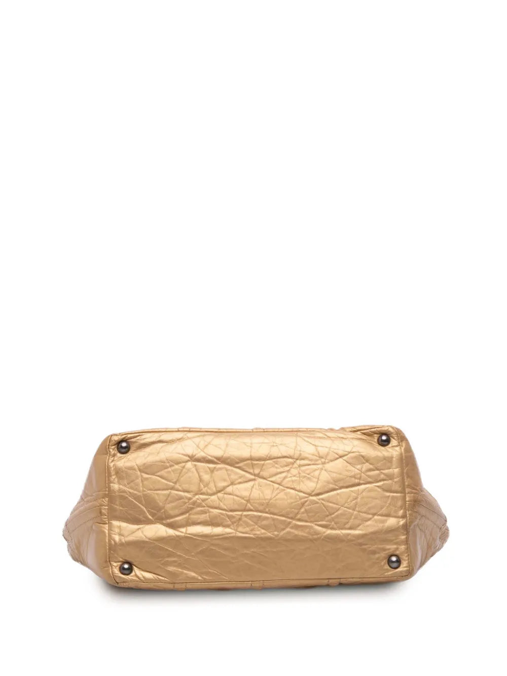 Pre-OwnedCHANEL Pre-Owned2008-2009 Distressed Calfskin Shopping In Moscow tote bag
