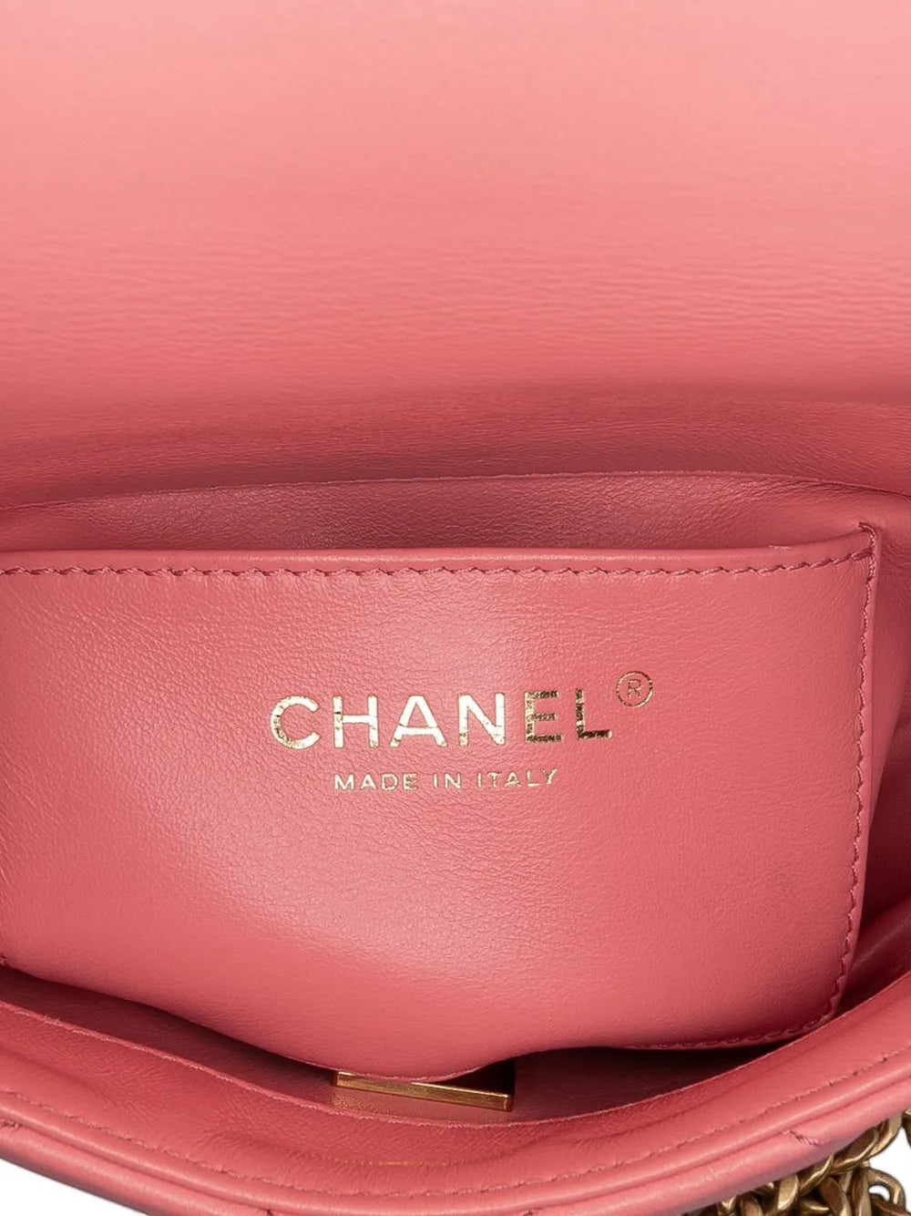 Pre-OwnedCHANEL Pre-Owned2021-2025 Mini Lambskin Pending CC Flap crossbody bag