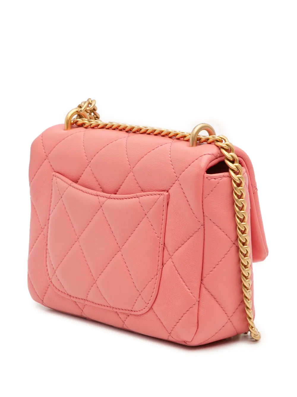 Pre-OwnedCHANEL Pre-Owned2021-2025 Mini Lambskin Pending CC Flap crossbody bag