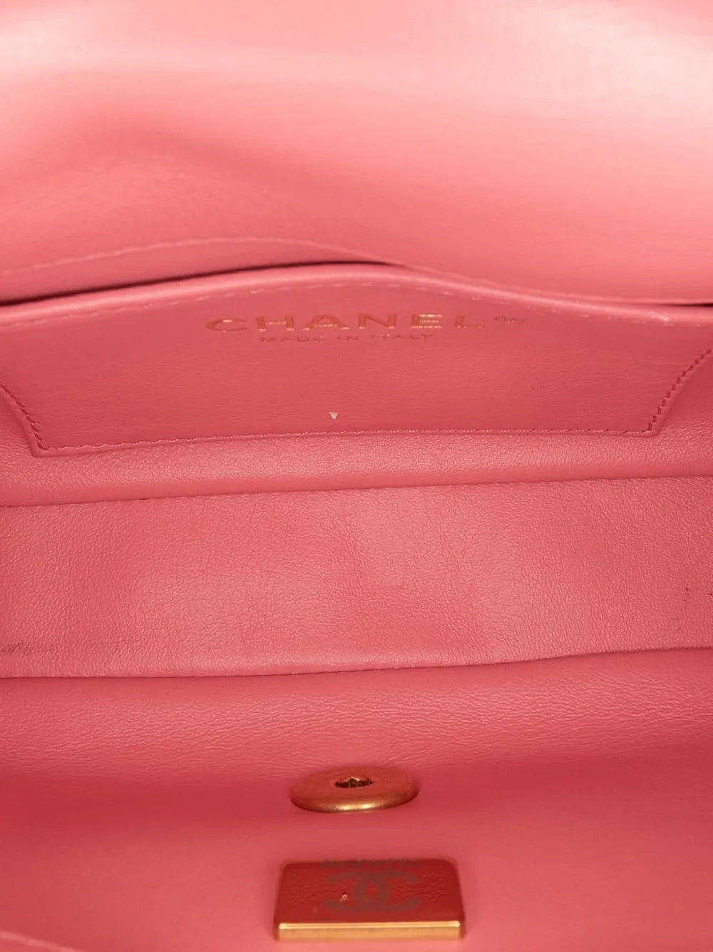 Pre-OwnedCHANEL Pre-Owned2021-2025 Mini Lambskin Pending CC Flap crossbody bag