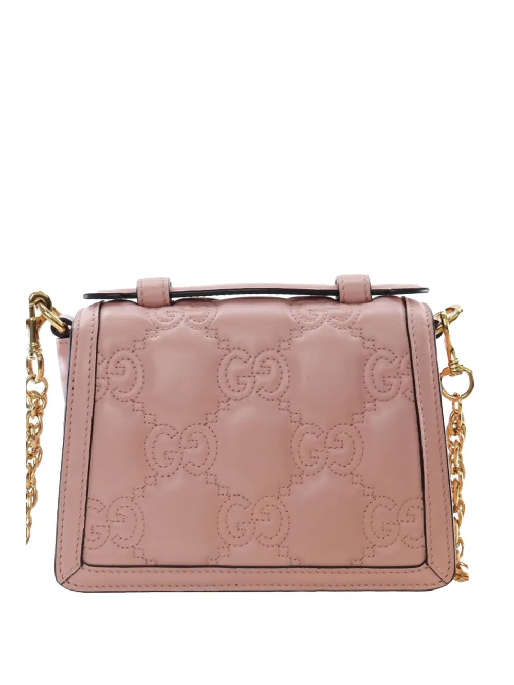 Pre-OwnedGucci Pre-Owned2016-2025 Small GG Matelasse Leather Top Handle Bag satchel