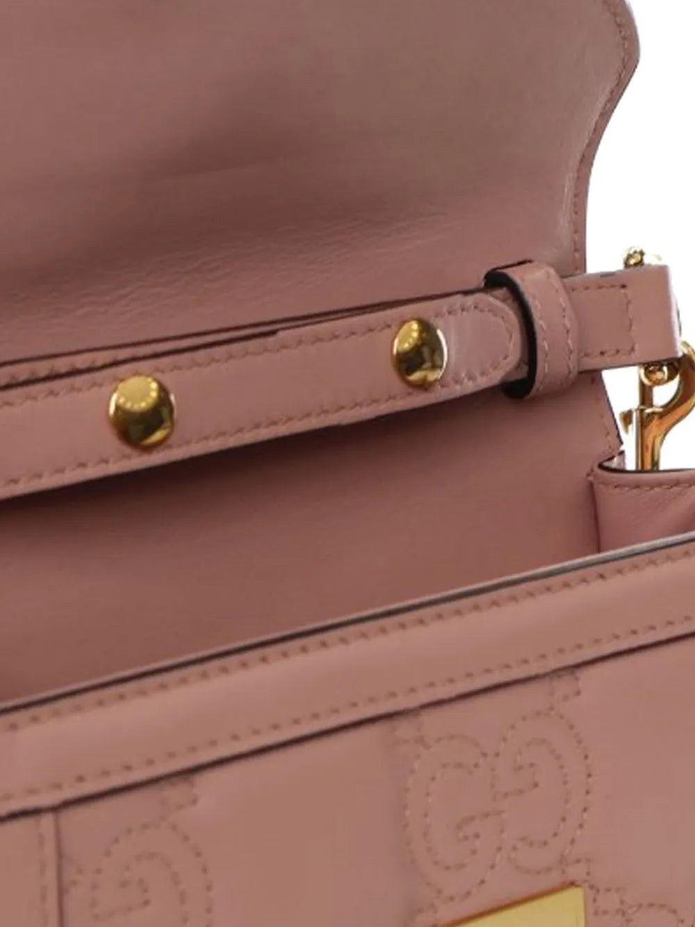 Pre-OwnedGucci Pre-Owned2016-2025 Small GG Matelasse Leather Top Handle Bag satchel