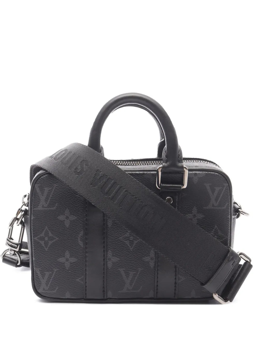 Pre-OwnedLouis Vuitton Pre-Owned2021-2025 Nano Monogram Eclipse Porte Documents Voyage satchel