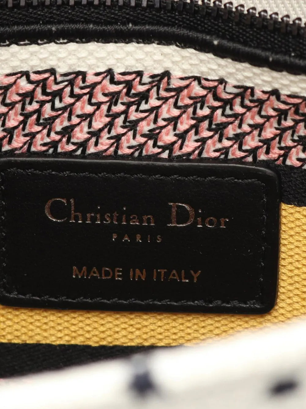 Pre-OwnedChristian Dior Pre-Owned2021-2025 Medium Canvas Embroidered Ciel De Reve Lady D Lite satchel