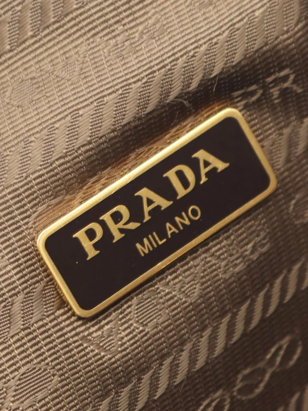 Pre-OwnedPrada Pre-Owned2013-2025 Canvas Canapa Logo Bow Drawstring Bucket satchel