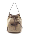 Pre-OwnedPrada Pre-Owned2013-2025 Canvas Canapa Logo Bow Drawstring Bucket satchel