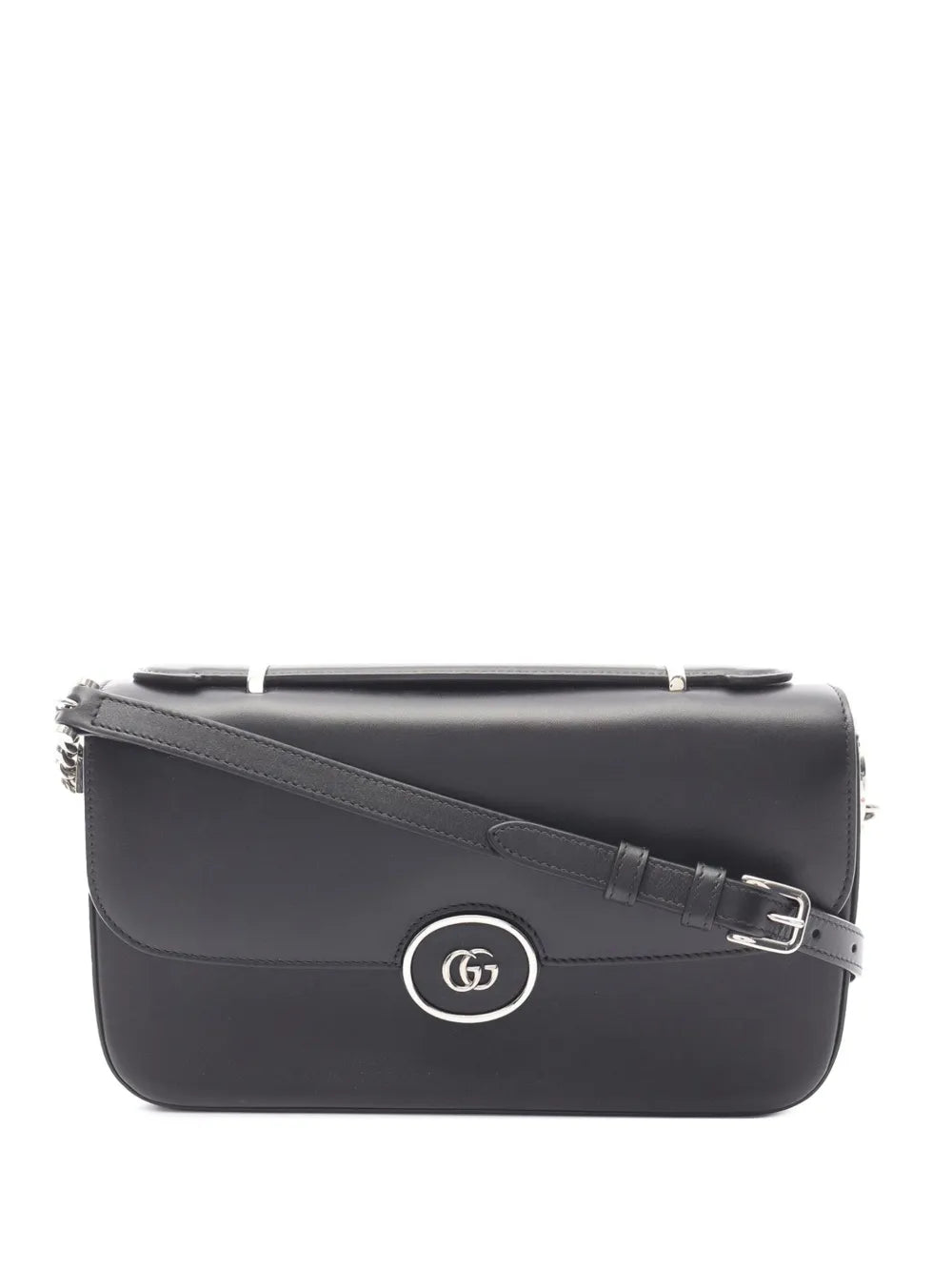 Pre-OwnedGucci Pre-Owned2016-2025 Small Leather Petite GG satchel