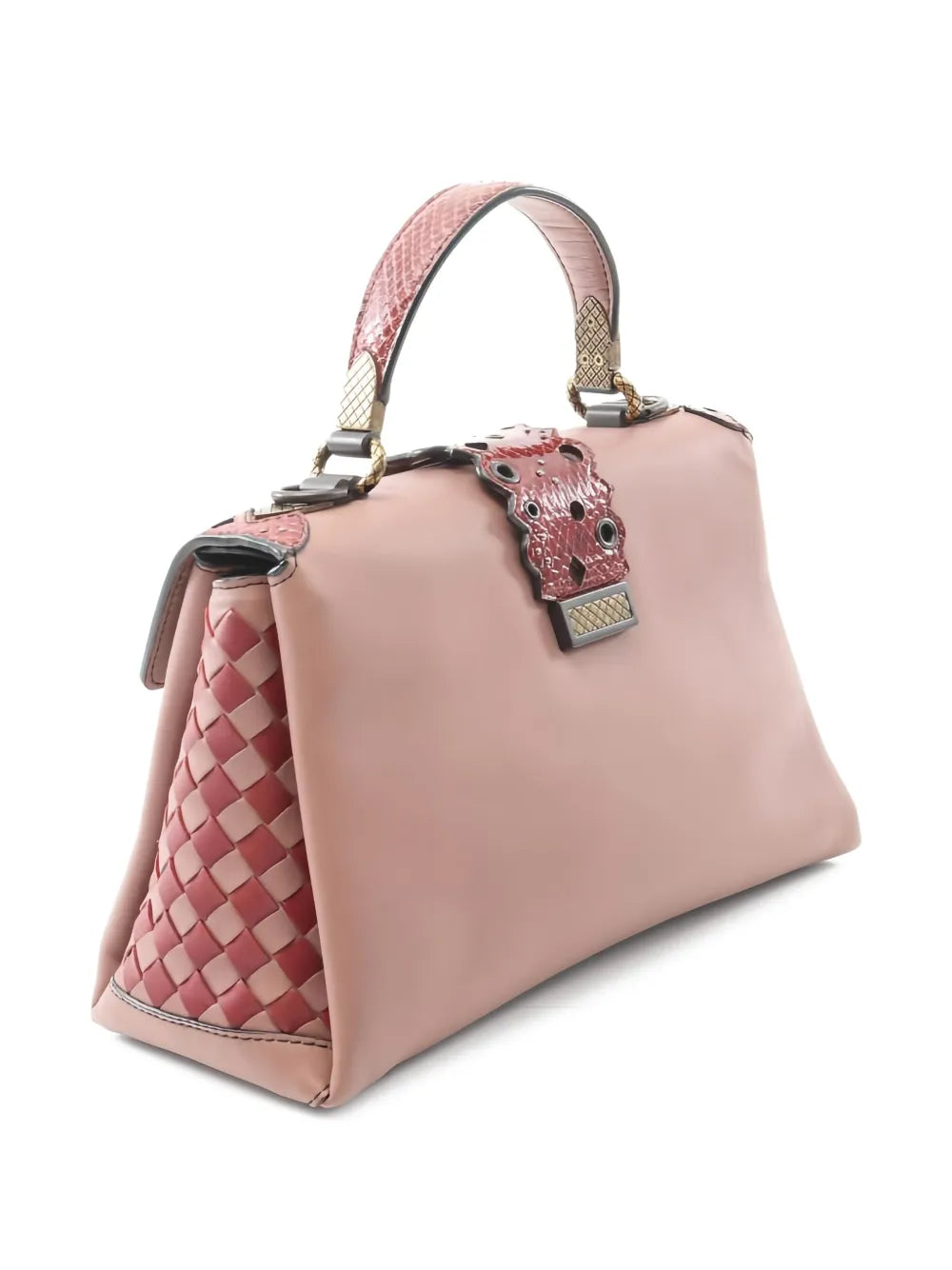 Pre-OwnedBottega Veneta Pre-Ownedsmall Piazza two-way handbag