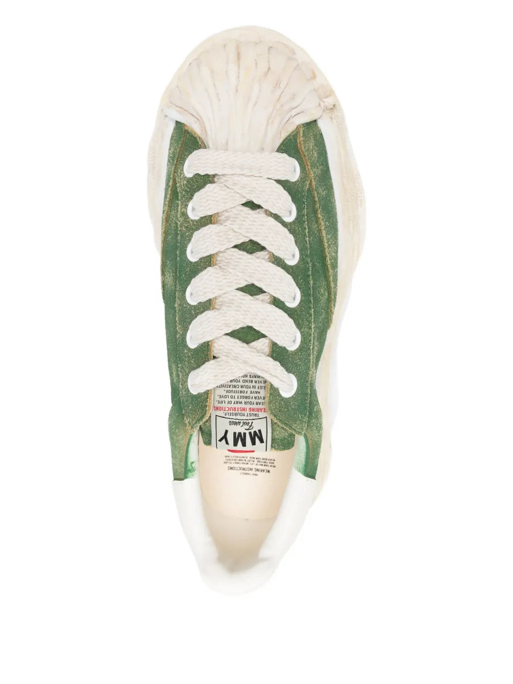 Maison Mihara Yasuhiro Lace-Up Logo-Print Sneakers