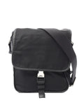 Pre-OwnedPrada Pre-Owned2010-2025 Saffiano Trimmed Tessuto Buckle Messenger Bag crossbody bag