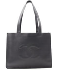 Pre-OwnedCHANEL Pre-Owned1997-1999 CC Caviar tote bag