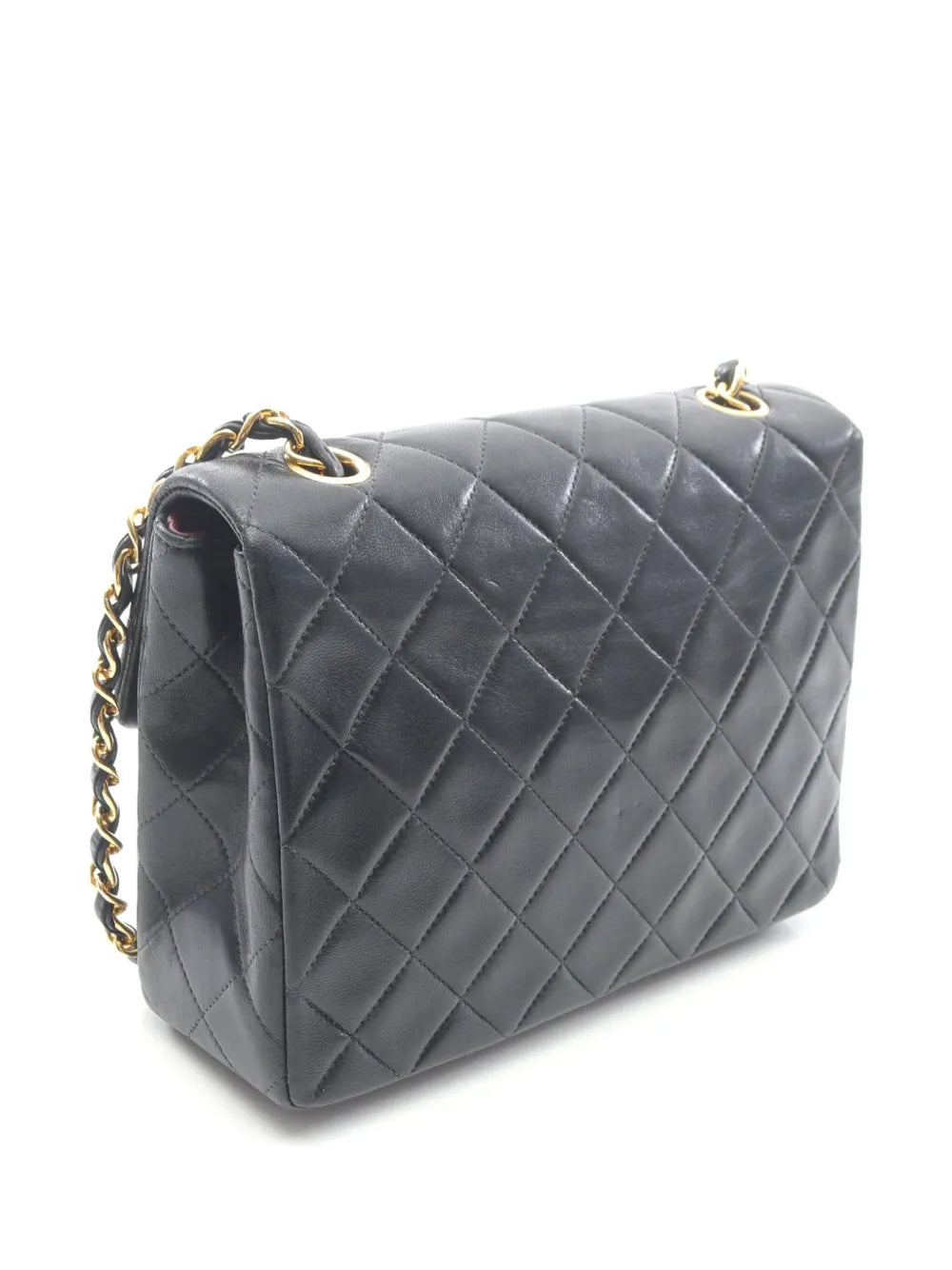 Pre-OwnedCHANEL Pre-Owned1991-1994 Small Square Quilted Lambskin Flap crossbody bag