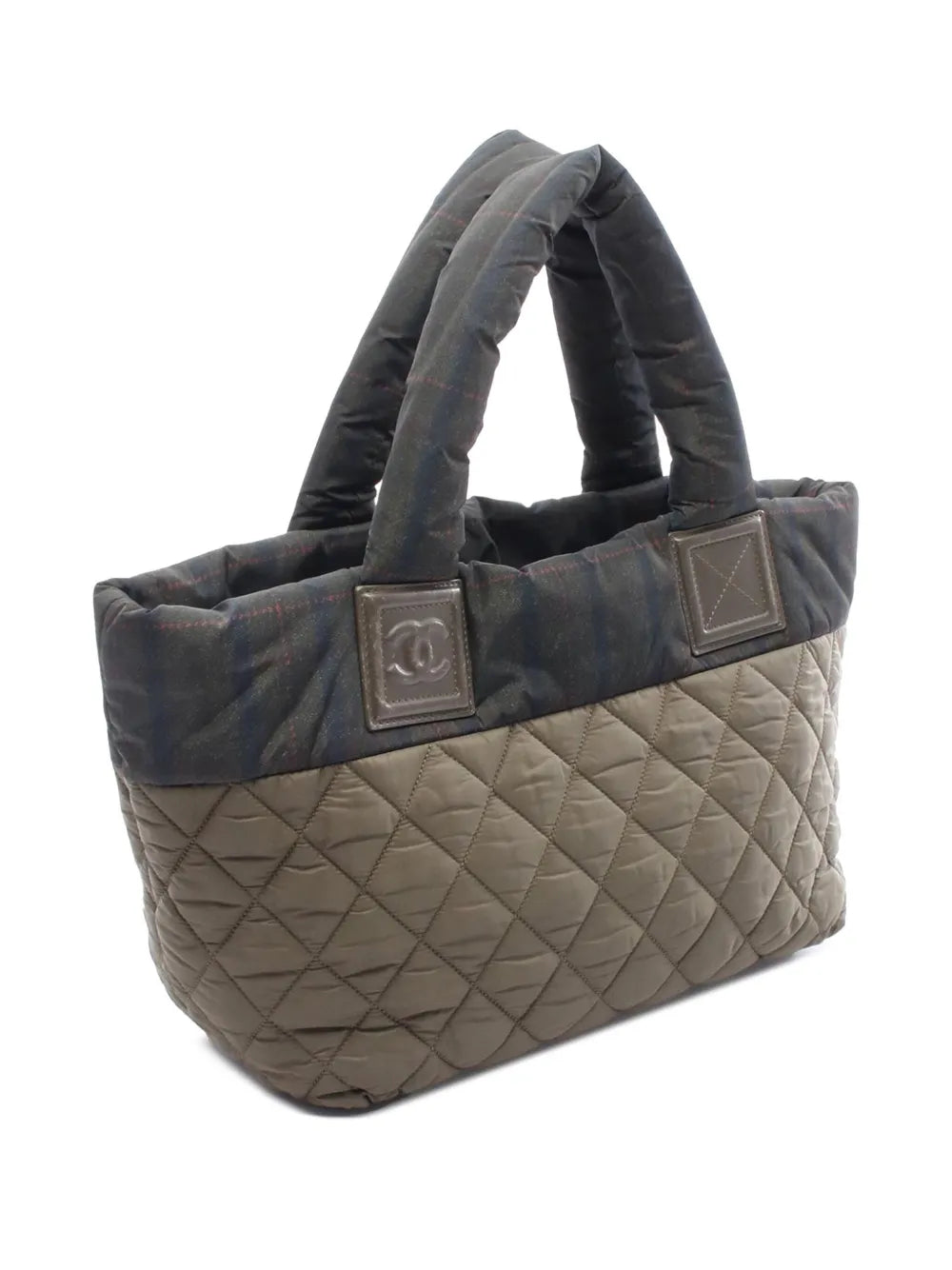 Pre-OwnedCHANEL Pre-Owned2013-2014 Small Quilted Nylon Coco Cocoon tote bag