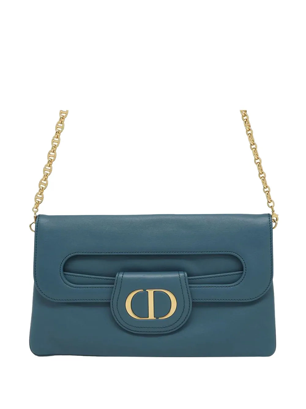 Pre-OwnedChristian Dior Pre-Owned2000-2025 Medium Calfskin DiorDouble Chain Bag crossbody bag