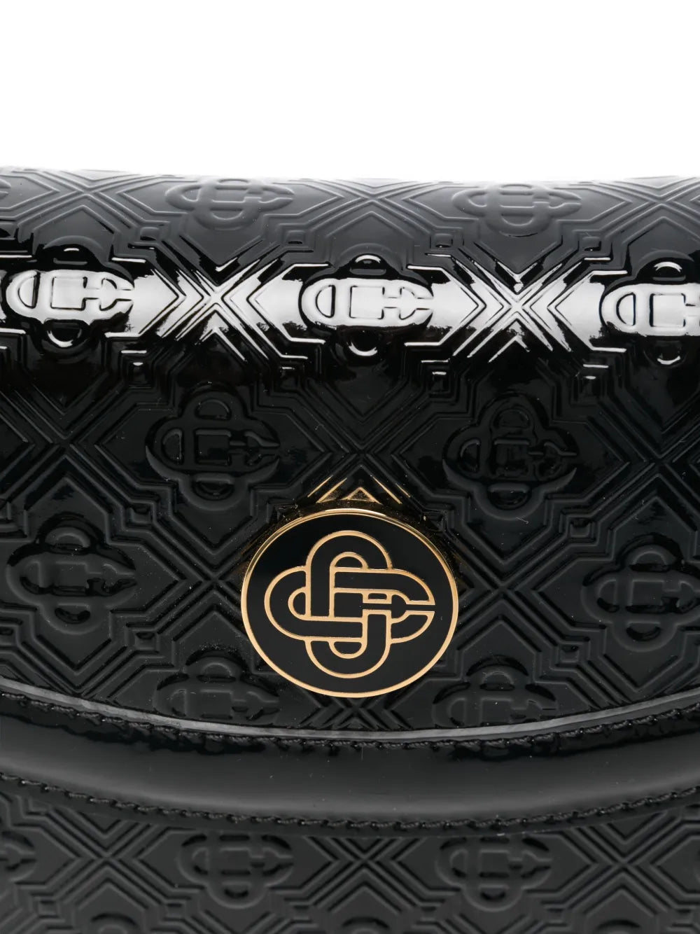 Casablancalogo-embossed shoulder bag