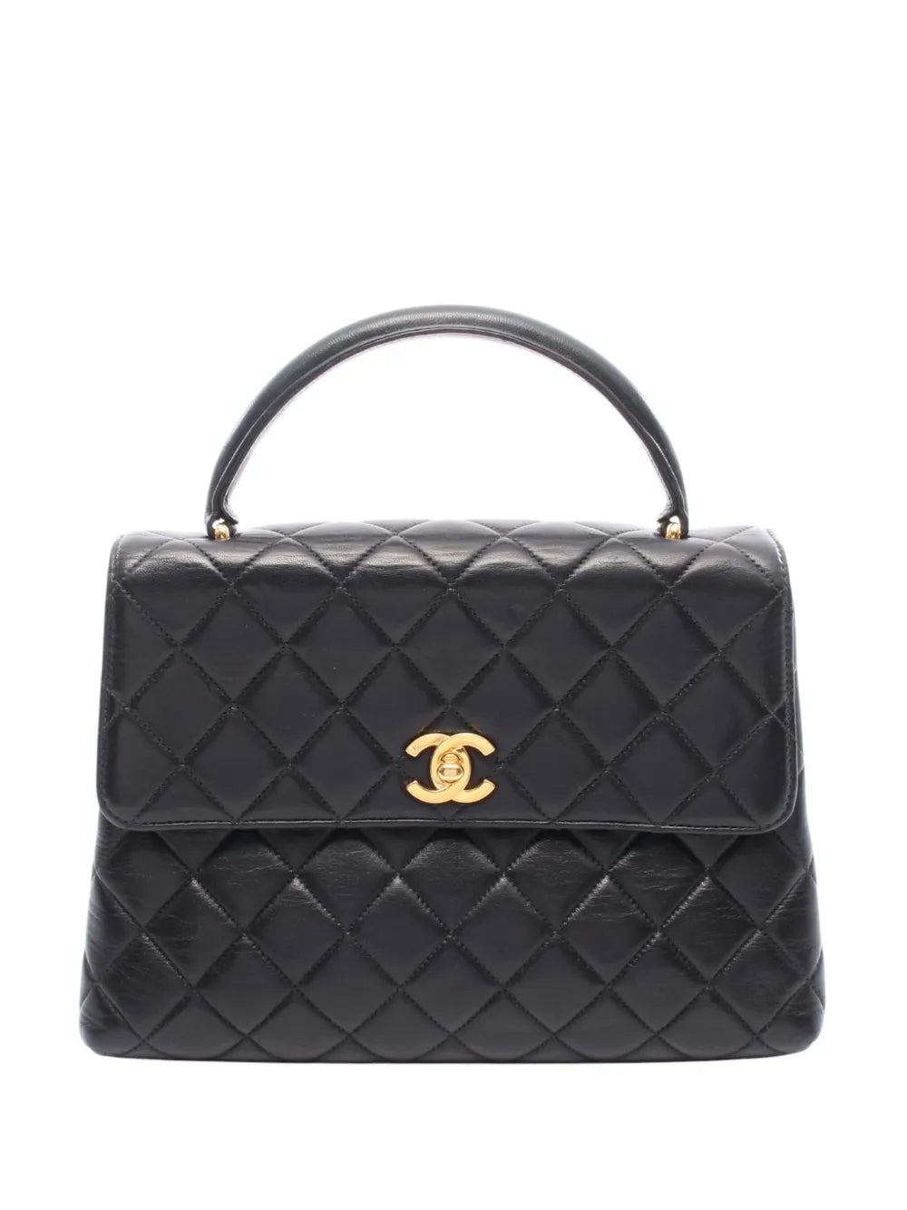 Pre-OwnedCHANEL Pre-Owned1996-1997 Medium Lambskin Kelly Top Handle Bag handbag